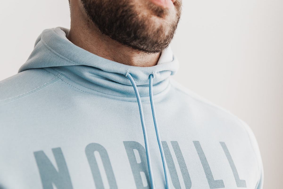 Nobull Men's Hoodie Navy | Australia (VL6940)